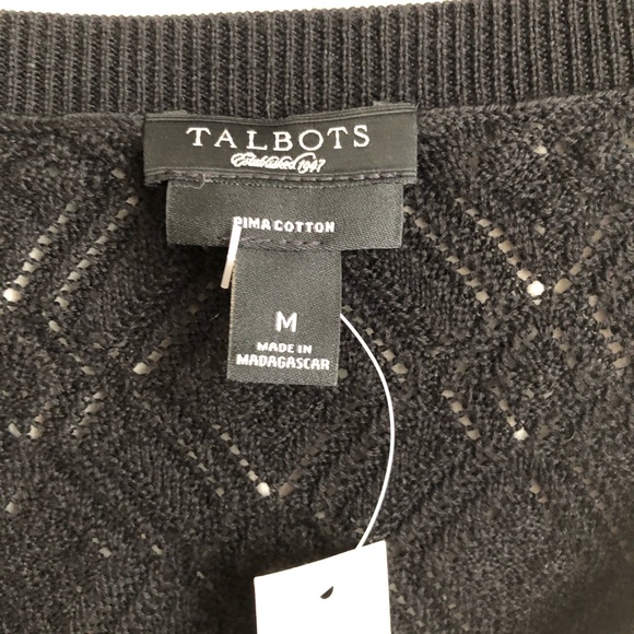 NWT Talbots Black Bell Sleeve Sweater 🖤 - Picture 4 of 4